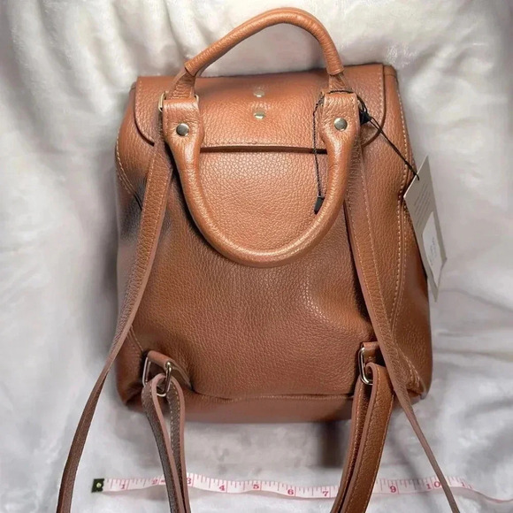 NWT UNICA! FIRENZE ITALIAN LEATHER BACKPACK PURSE - Picture 6 of 6